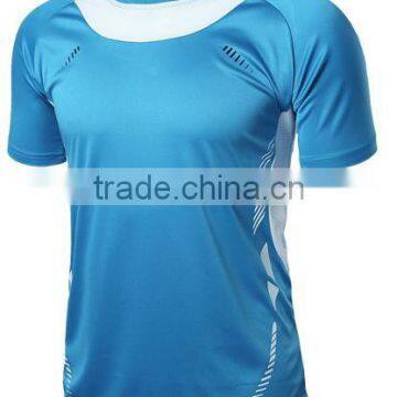 Outdoors New Arrival Mens Short Sleeve Dry Fit Running T Shirt Wholesale Polyester photo-4