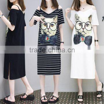 Z&M New Women Latest Fashion Dress Cartoon Dress Sheath Dress photo-2
