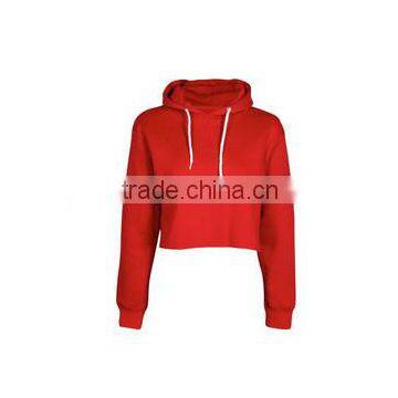 Sexy Crop Top Plain Women's Cheap Hoodies/sweatshirts photo-2