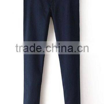 Runwaylover EY0616P Hot Sale 2017 Women High Waist Denim Pencil Pants photo-5