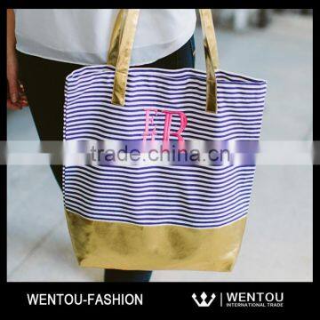 New Arrival Women Monogrammed Leather Handbag photo-2