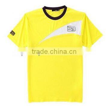 Newest Fashion color block design Men's Cool Dry T-shirts