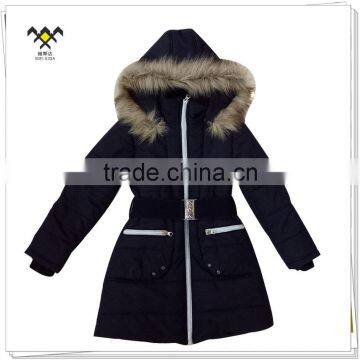 2017 girl fake fur hood fancy jackets