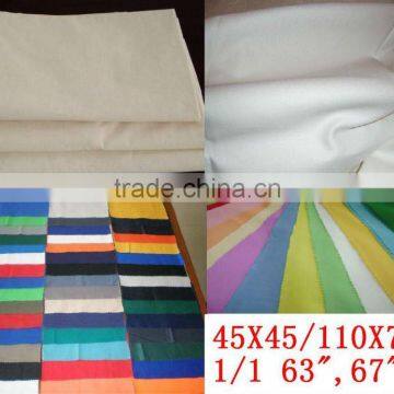T/C POLYESTER/COTTON 65/35 45X45/110X76 1/1 63",67"GREIGE, B/WHITE, DYED CHINA MADE photo-1