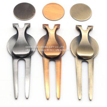 Custom Bulk Blank Golf Divot Repair Tools With Ball Marker photo-4