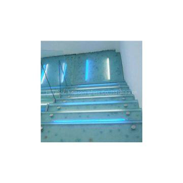 Frosted Tempered Glass Stairs Staircase Steps