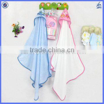 hooded baby bath towel/100% cotton embroider bath towel baby/for baby