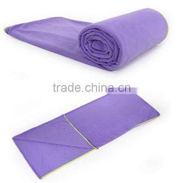 2013 Hot Sale Bright Colors Anti-pilling Polar Fleece Camping Sleeping Bag &Bedsheet With Zipper photo-6