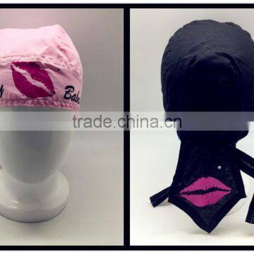 2017 promotional 100 cotton custom pattern bandit cap