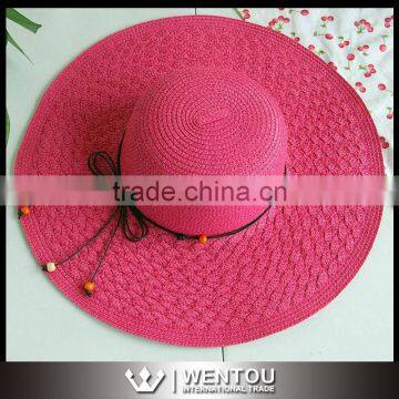 Wholesale Ladies Fashion Straw Sun Hat photo-3