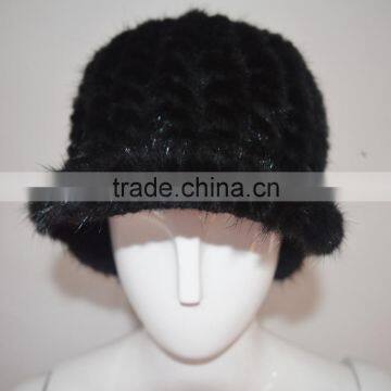 SJ925 Black Color Adult Russian Fashion Christmas Fur Winter Hats