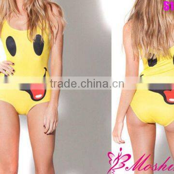 2013 New SEXY Womens European I'M SO HAPPY SWIMSUIT - LIMITED One Piece Digital Print Backless Wetsuit