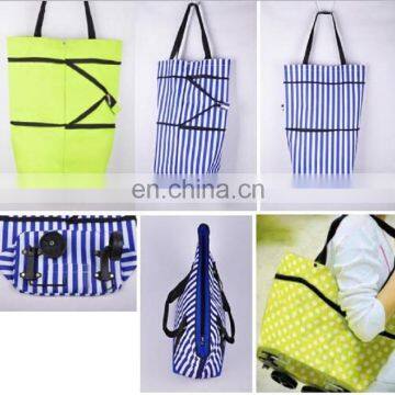 Hot Sale Supermarket Shopping Folding Reusable Trolley Bag