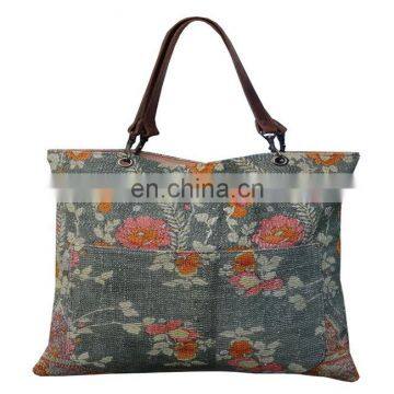 Vintage Quilt Ethnic Boho Kantha Ladies Hand Bag