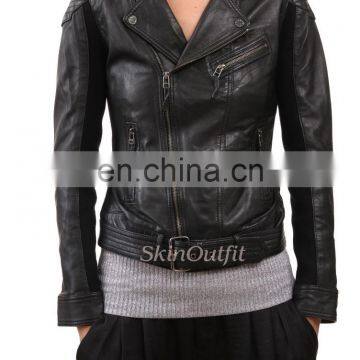 Newest fashion leather jacket for women