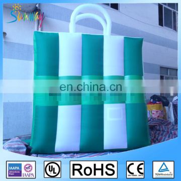 Custom Giant Inflatable Shopping Bag For Indoors/Outdoors Advertising Promotion