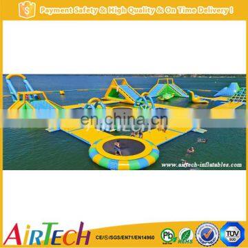 BEST quality inflatable floating water park water obstacles aqua sports water park for sale