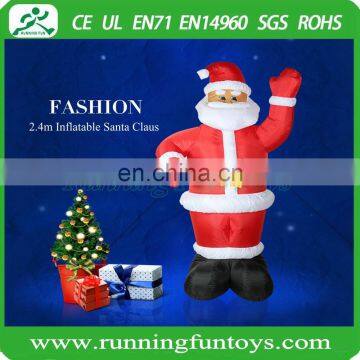 Christmas decoration 2.4 meters inflatable air-blown santa claus new design