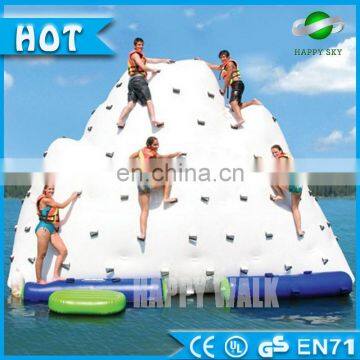 Funny inflatable water ice berg for summer, inflatable equipment on water,inflatable pool float ice berg for kids play