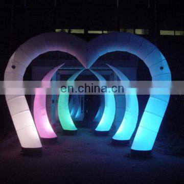 high quality cheap inflatable arch inflatable wedding arches with led light