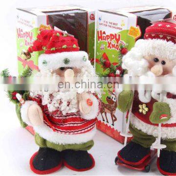 Ski Chrismas Decoration Santa Claus