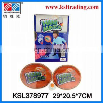 Funny hand minton kids sport toy