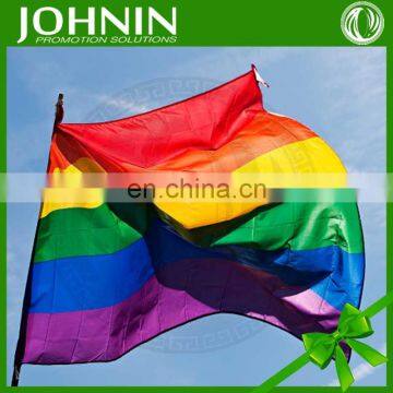 High Quality Hot Sell Polyester Rainbow Promotional Gay Pride Flag