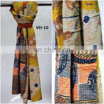 Handmade Vintage Kantha Cotton Scarf