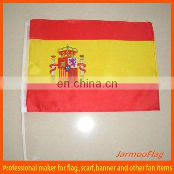 custom flying Spain window car flag