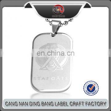 Custom Engraved Pet Tag with Ball Chain/Necklace