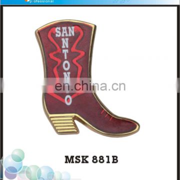 Hot Selling 2017 High Heel Antique Shoe pin badge