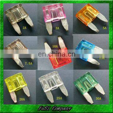 Mini Car Fuse 2A 3A 5A 7.5A 10A 15A 20A 25A 30A