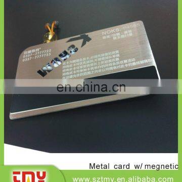 Silver or Gold Metal Printing Magnetic Name Cards photo-3