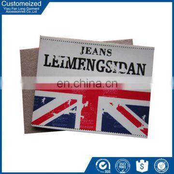 2016 Hot Selling custom print fancy custom leather patches