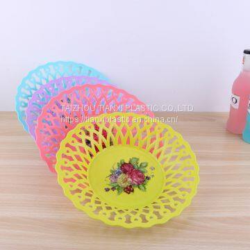 TX003 Цветная пластиковая корзина для фруктов photo-2