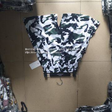 Handsome cotton green uniform sport pants pure color casual pants