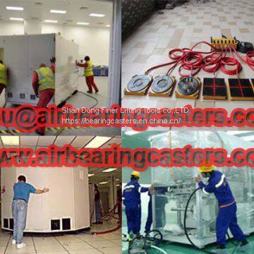 Air bearing movers features and applications