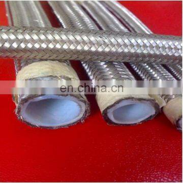 5/16 inch 8mm stainless steel braided smooth bore ptfe hose,stainless steel wire braided teflon hose