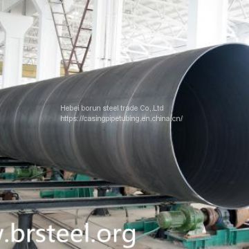 carbon steel SSAW 3PE coated steel pipe