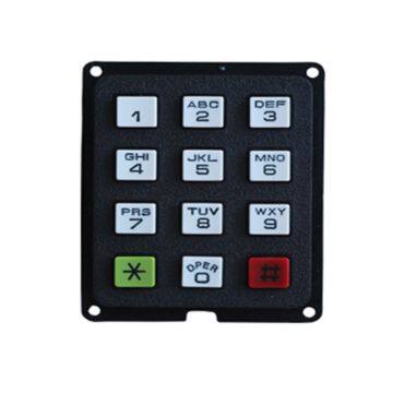 3x4 Safe Key and Natural Silicone Electroconductive Rubber Keypad photo-2