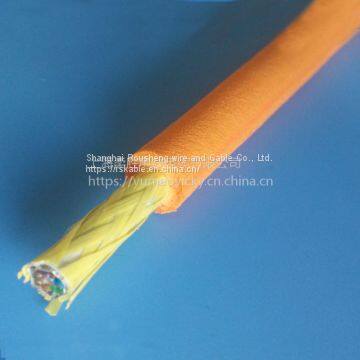 Anti-microbial Erosion Cable Subsea Umbilical Cable Yellow / Blue Sheath 