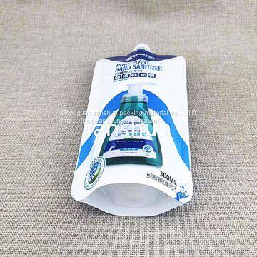 The Manufacturer Customized 450M Detergent Packaging Bag Car Washing Crystal Bag Standing With Nozzle 500ml Detergent Bag photo-3