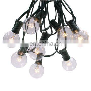 Different Color 25FT 50FT 100FT G40 LED String Lights for Outdoor Wedding Party Patio Use photo-2