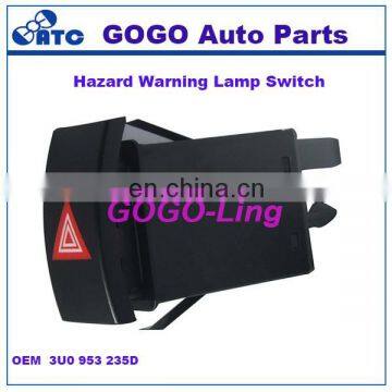 GOGO Hazard Warning Lamp Switch for VW Passat Lyingyu OEM 3U0 953 235D , 3U0953235D