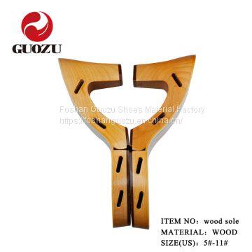 Solid Wood Sole Women Sandal Wood Sole photo-3