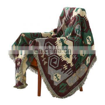 RAWHOUSE Amazon Hot Sale Cheap Woven Bohemian Blankets Aztec Throw Geometric Rug Sofa Cover Beach Blankets photo-7