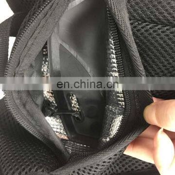 Custom Design Shiny Laser Leather Insulated Festival Hydration Backpack Pack