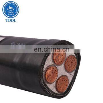 4*250  class 2 Copper or Aluminium Stranded conductor XLPE Insulated low voltage Power Cable