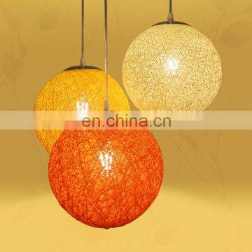 Hot Sale Modern Rattan Pendant Lamp Cotton Home Lighting From Zhongshan photo-4