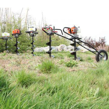 Single-wheel Folding Drill Tree Planting Machine photo-5